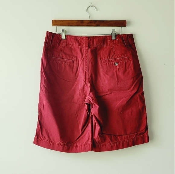 Mossimo‎ Men's casual shorts burgundy color size 32 - Picture 5 of 5